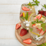 Strawberry Mint-Lemon Infused Water