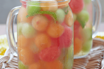 The Ultimate Melon Ball infused Water Recipe