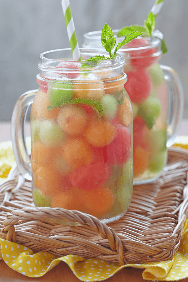 The Ultimate Melon Ball infused Water Recipe