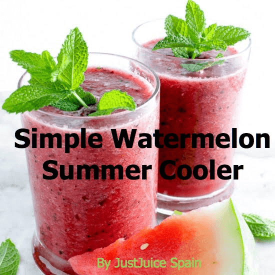 Simple Watermelon Summer Cooler Recipe
